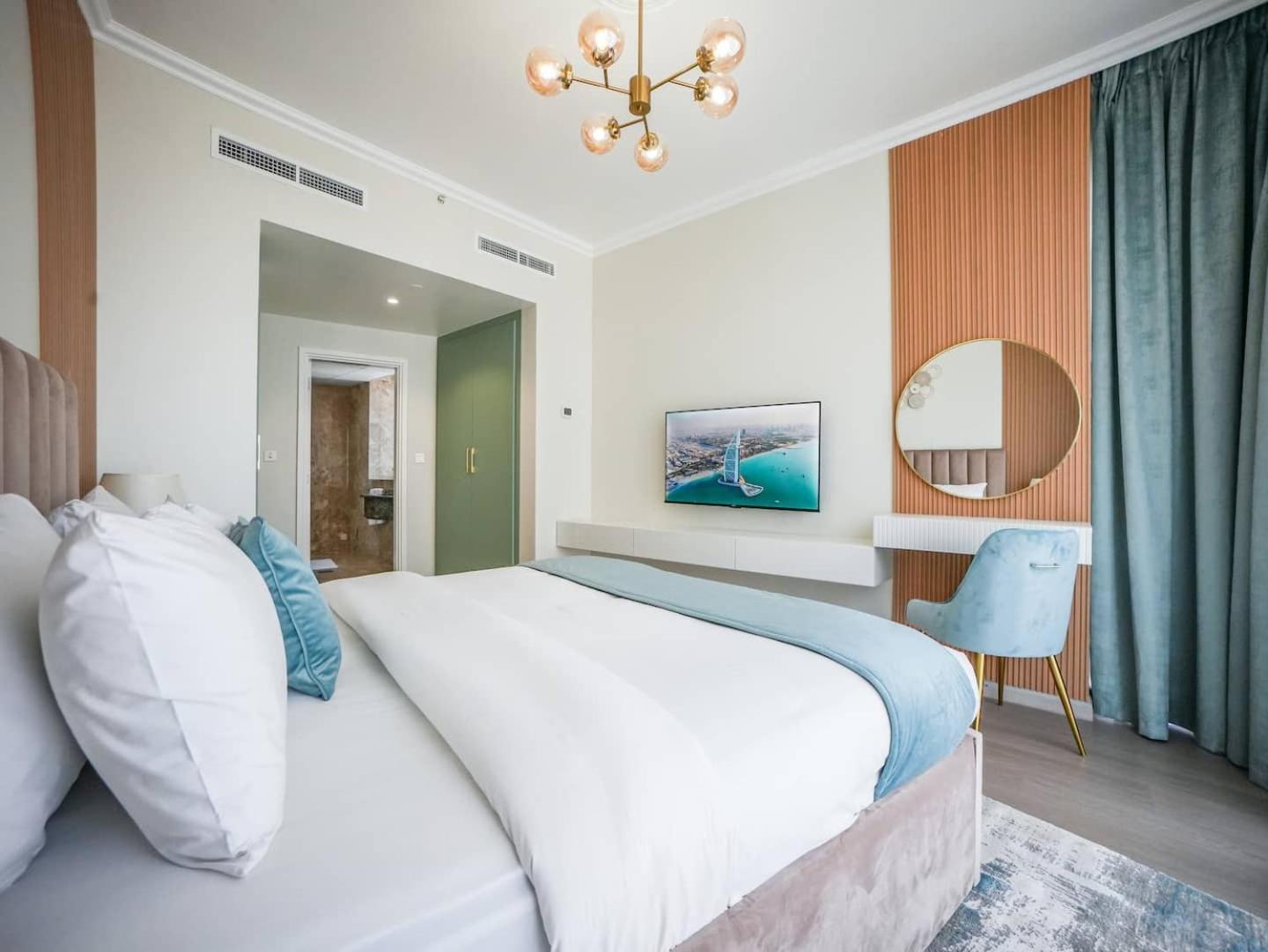 Deluxe 3 Bedroom With Marina & Sea View Dubai Exterior foto
