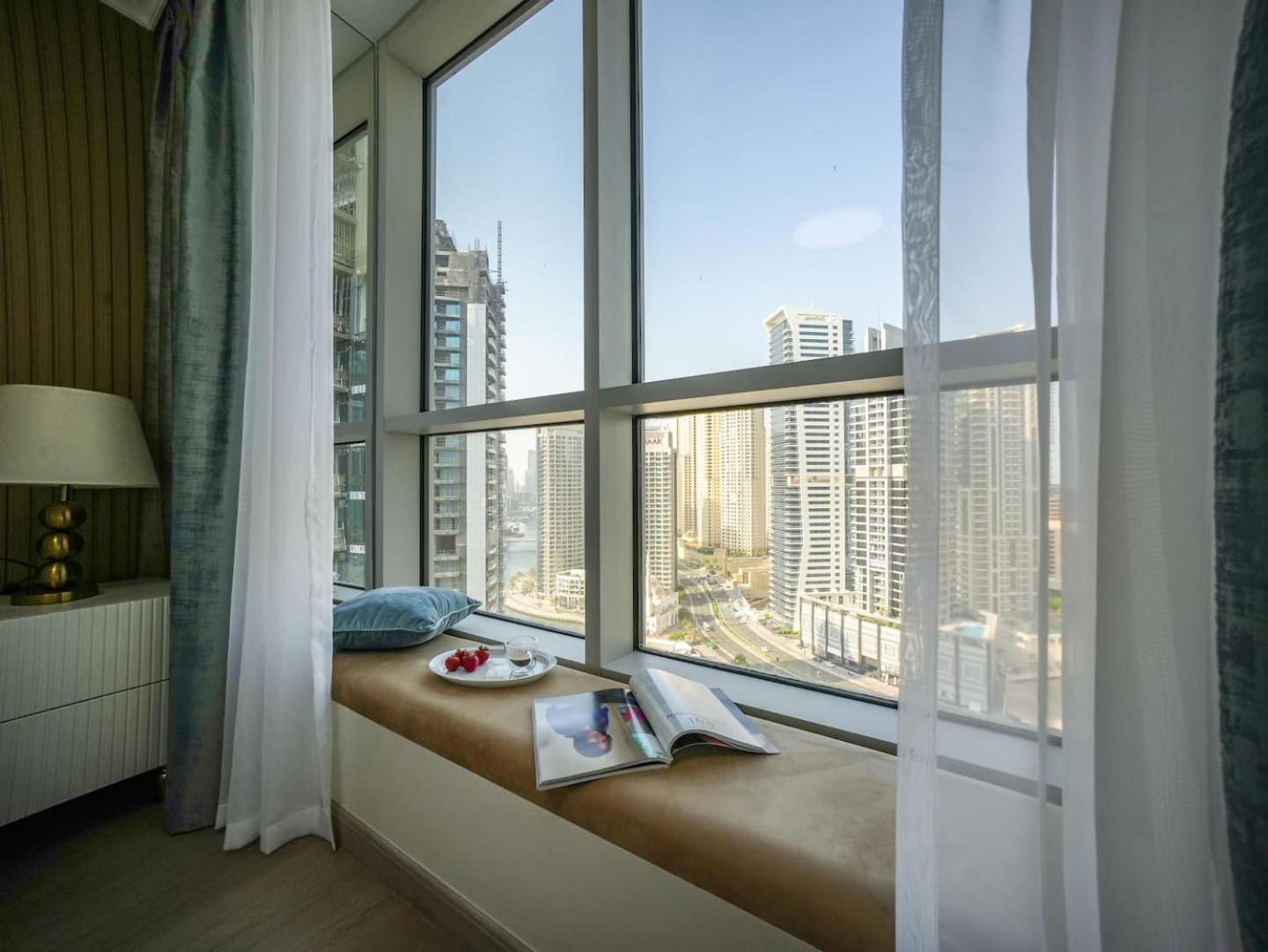 Deluxe 3 Bedroom With Marina & Sea View Dubai Exterior foto