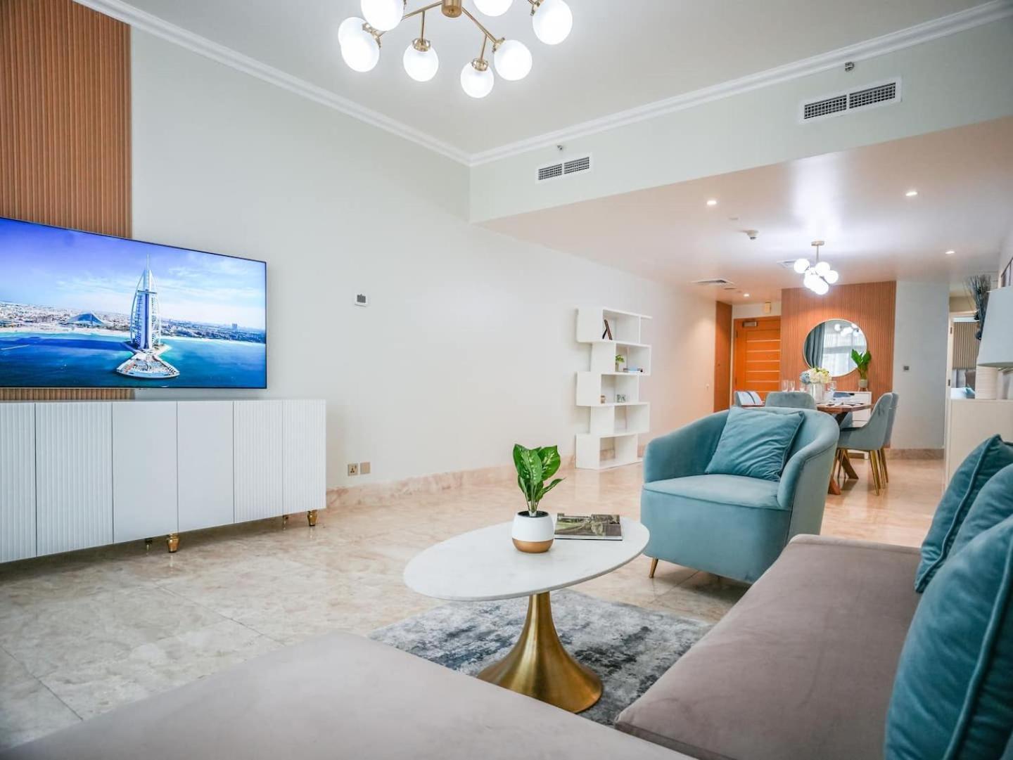 Deluxe 3 Bedroom With Marina & Sea View Dubai Exterior foto