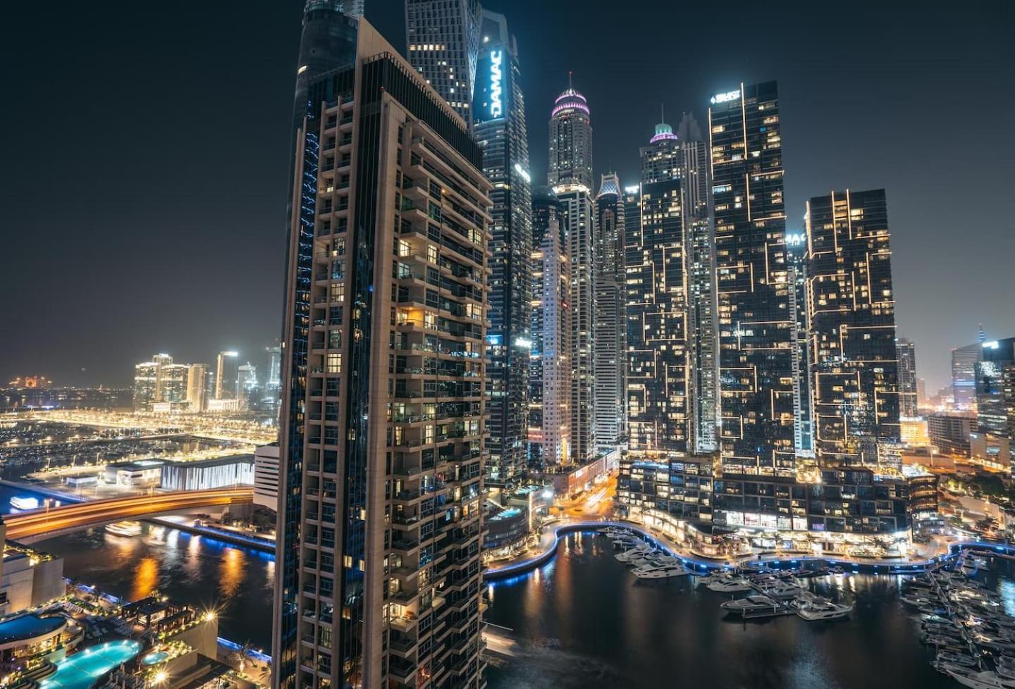 Deluxe 3 Bedroom With Marina & Sea View Dubai Exterior foto
